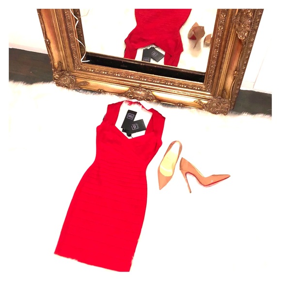 Dresses & Skirts - Herve Ledger Red HOT Candy 🌹💥 Body-con
